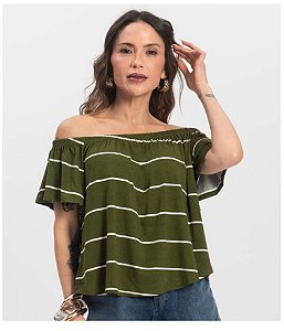 Blusa Feminina Ciganinha Infinta Cor ROVITEX-TAM M