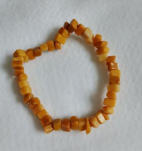 Pulseira Pedra Natural Calcita Amarela