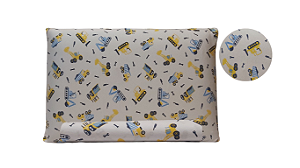 Conjunto de Lençol e fronha Estampa Tratores