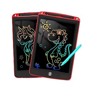 Lousa Mágica Tela Lcd Para Criança Escrever E Desenhar 8,5'