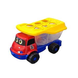 Caminhão Caçamba Big Truck Formas Geométricas Infantil