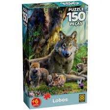 Puzzle Lobos - 150 peças