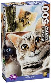 Puzzle Selfie Cats - 500 peças