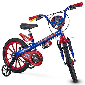Bicicleta Infantil Capitão América aro 16 Nathor