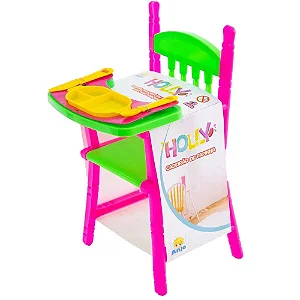 Kit Cadeira Papinha para boneca