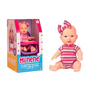 Boneca Mi nene cadeirão e xixi