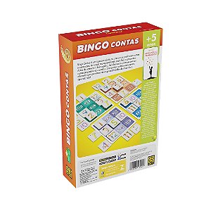 Jogo Infantil Bingo Contas Grow