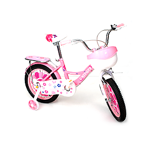 Bicicleta Com Cestinhas  Bike Princess Aro 16 Unitoys
