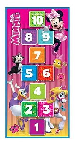 Tapete Amarelinha Da Minnie Mouse 140x68cm