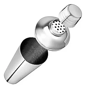 Coqueteleira Inox 500ml Bebida Drink Cor Prateado Fratelli