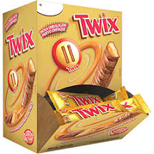 Chocolate Twix 15g Unidade displley 30x15