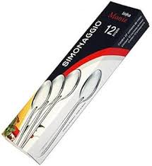 Colher Mesa Aço Inox Caixa 12 Unidades