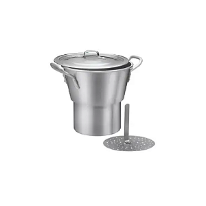 Cuscuzeiro Alumínio Hotel C/Base Abc