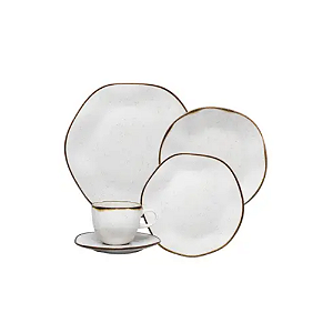 Aparelho Jantar/Chá Porcelana 20 Peças Maresia