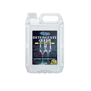 Detergente Clear Orion 5L – Alto Poder Desengordurante, Fórmula Transparente e Alto Rendimento
