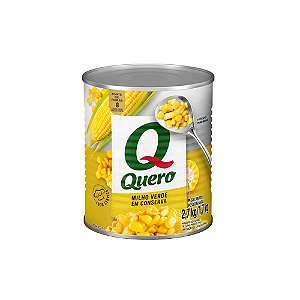 Milho Verde em Conserva Quero 1,7kg – Grãos Selecionados Prontos para Consumo