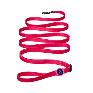 Guia Longa para Cachorros 5m - Impulso Rosa Neon