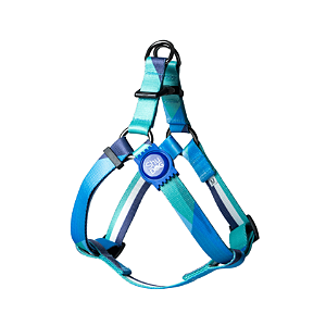 Peitoral Americano para Cachorros  - Square Azul