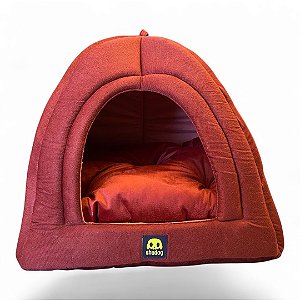 Cabana e Cama ShuDog 2 em 1, para Cães e Gatos