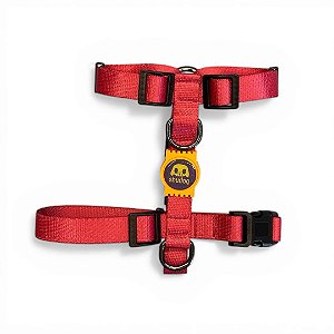 Peitoral H para Cachorros Shudog - Impulso vinho