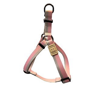 Peitoral Americano para cachorros - Aloha Rosa Bebê