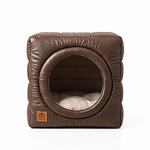 Toca, Cama e Sofá Natu Marron ShuDog 3 em 1, para Cães e Gatos