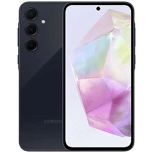 Smartphone Samsung Galaxy A35 5G 128GB 6GB de RAM Câmera Tripla até 50MP Selfie 13MP Tela Super AMOLED 6.6" 120Hz - Azul Escuro