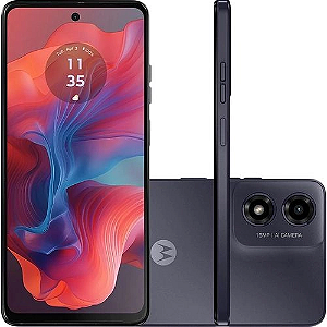 Smartphone Motorola Moto G04 4G 128GB Tela 6.6" 4GB RAM Câmera 16MP Selfie 5MP - Grafite