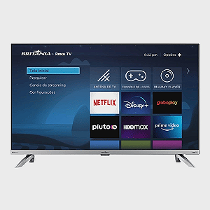 Smart TV 32 Britânia BTV32G7PR2CSGBLH LED Dolby Áudio
