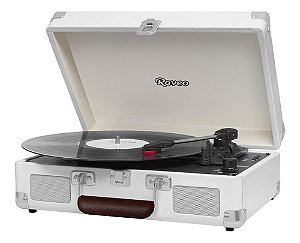 Vitrola Maleta Raveo Toca Discos De Vinil Bluetooth Sand
