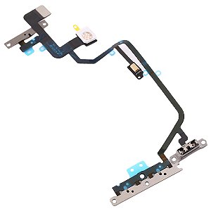 Flex Flat Botão Power / Volume E Flash Compatível iPhone XR