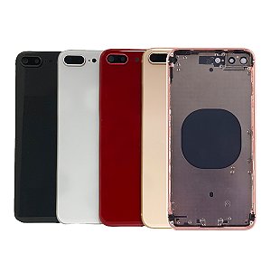 Carcaça iPhone 8 Plus Completa + Botões e Adesivos