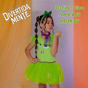 Fantasia Divertidamente Nojinho Tam 6,8,10