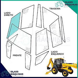 VIDRO PORTA DIREITA JCB 3C 82780373