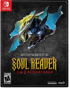 Legacy Of Kain Soul Reaver 1 and 2 Remastered Deluxe Edition Switch Midia Fisica