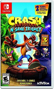 Crash Bandicoot N Sane Trilogy Switch Midia Fisica