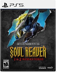 Legacy Of Kain Soul Reaver 1 and 2 Remastered Deluxe Edition PS5 Midia Fisica