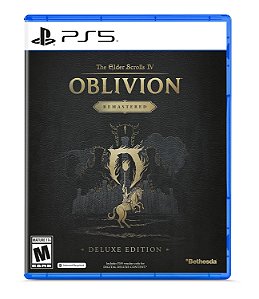 The Elder Scrolls IV Oblivion Remastered Deluxe Edition PS5 Midia Fisica