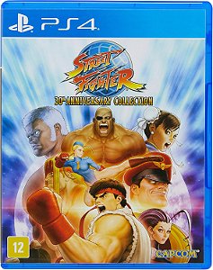 Street Fighter 30TH Anniversary Collection PS4 BR Midia Fisica