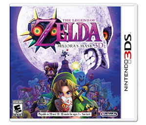 The Legend of Zelda Majoras Mask 3D 3DS Midia Fisica