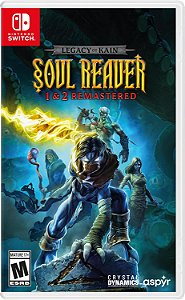Legacy Of Kain Soul Reaver 1 and 2 Remastered Switch Midia Fisica