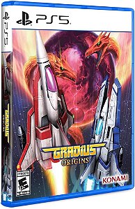 Gradius Origins Capa Salamander 3 PS5 Limited Run Midia Fisica