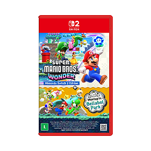 Super Mario Bros Wonder Nintendo Switch 2 Edition BR Midia Fisica - PRÉ-VENDA