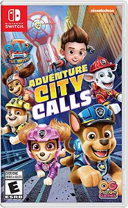 Paw Patrol The Movie Adventure City Calls Switch Midia Fisica