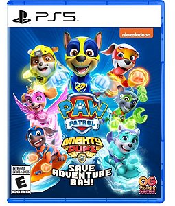 Paw Patrol Mighty Pups Save Adventure Bay PS5 Midia Fisica