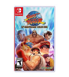 Street Fighter 30th Anniversary Collection Switch Midia Fisica