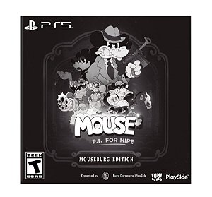 Mouse PI For Hire The Mouseburg Edition PS5 Midia Fisica - PRÉ-VENDA