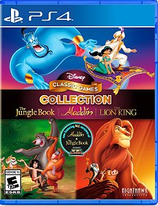 Disney Classic Games Collection Aladdin The Lion King The Jungle Book PS4 Midia Fisica