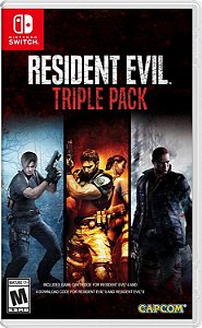 Resident Evil Triple Pack Switch Midia Fisica