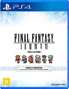 Final Fantasy I-VI Pixel Remaster Collection Anniversary Edition PS4 Midia Fisica
